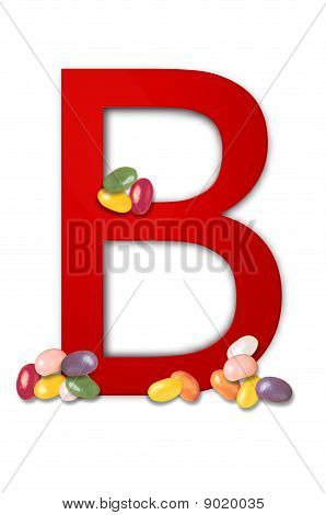 Alfabeto Jelly Bean B
