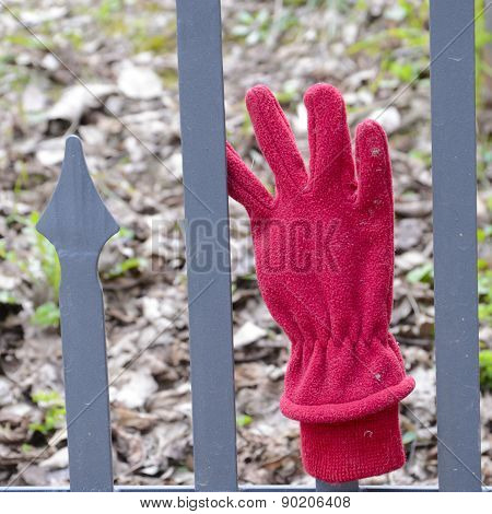 Red glove