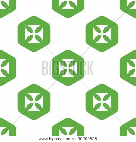 Maltese cross pattern