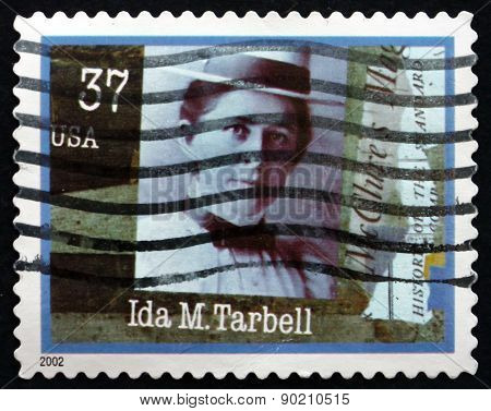 Postage Stamp Usa 2002 Ida M. Tarbell, Journalist
