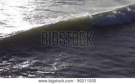 Wave at Bournemouth Beach