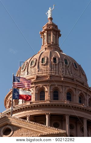 Capital Building Austin Texas Government Building Blue Skies