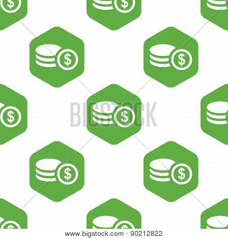 Dollar rouleau pattern