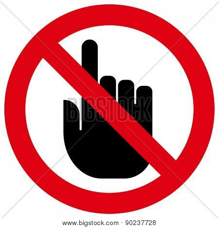 Do not touch icon