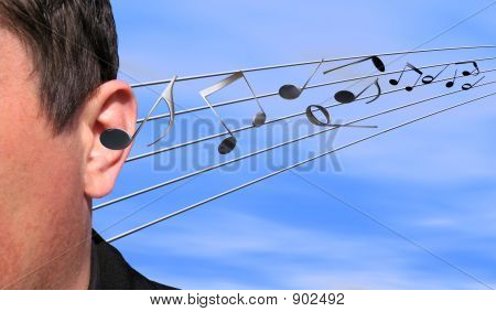 Escuchando música