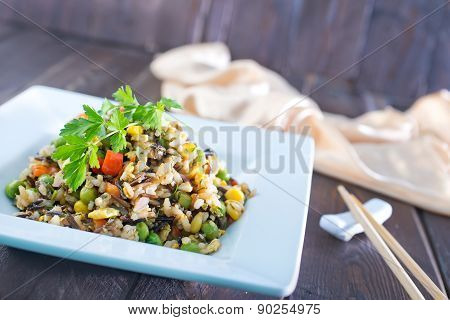 Fried Rice With Vegetables