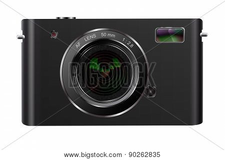 Abstract Digital Photo Camera Isolated On White