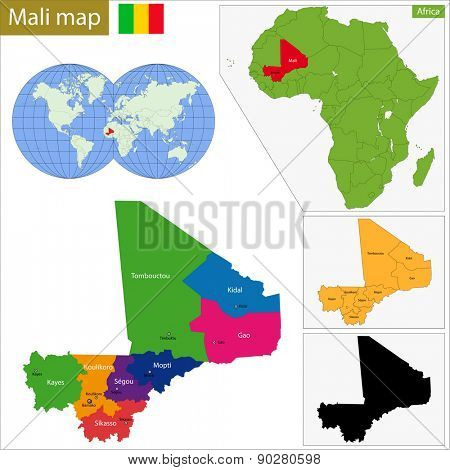 Administrative division of the Republic of Mali