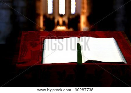 Prayer Book Inside The Church