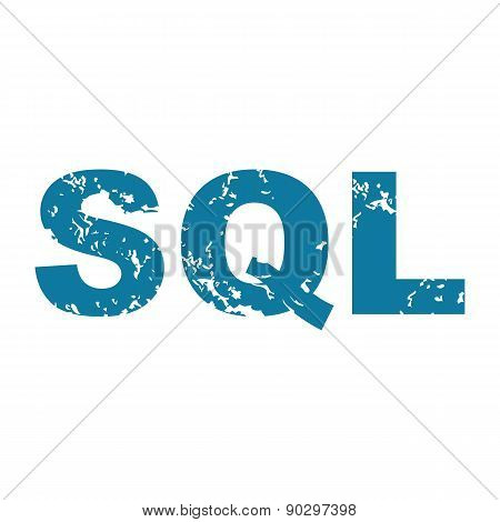 Grunge SQL icon