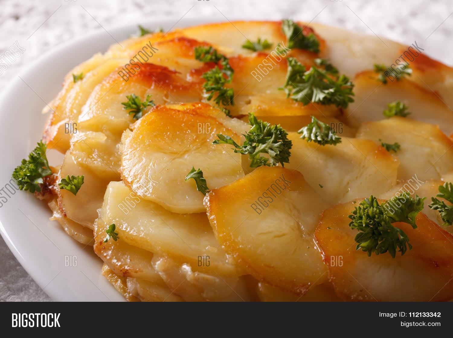 French Potatoes Anna Image & Photo (Free Trial) Bigstock