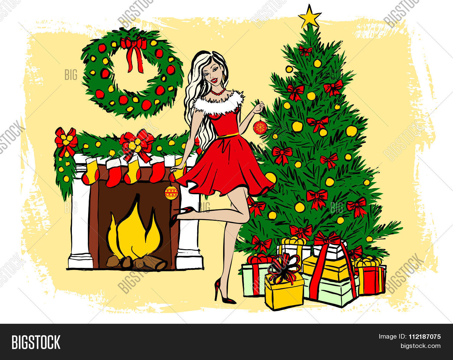 дети наряжают елку раскраска. девушка наряжает елку. девочка украшает елку. нарисовать ребенка возле елки. елка картинка для детей.