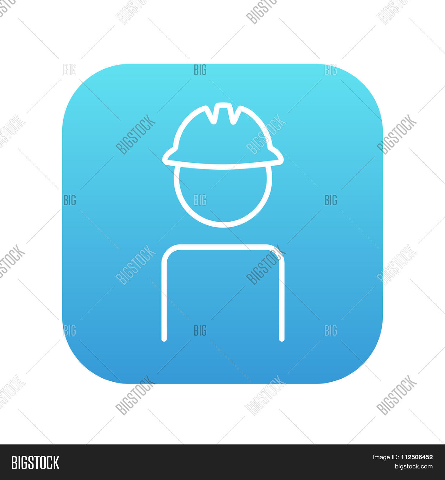 Worker Wearing Hard Vector & Photo (Free Trial) Bigstock