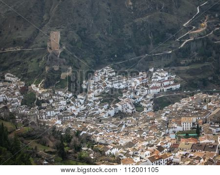 White Town On The Slope Of A Hill, La Iruela, Andalusia, Spain