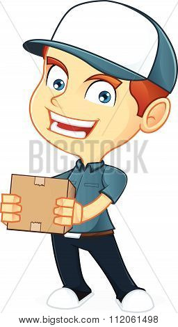 Delivery Man with package