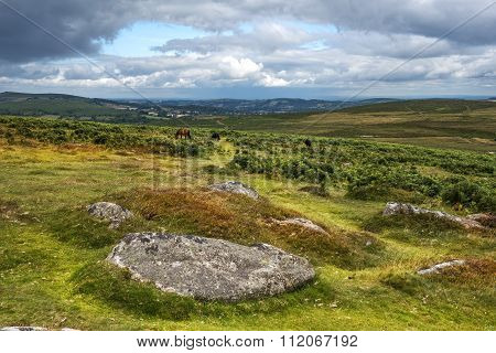 Landscape Of Land's End In Cornwall England