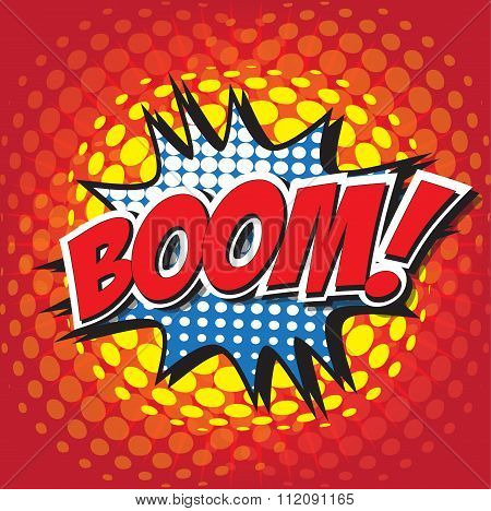 BOOM! wording sound effect
