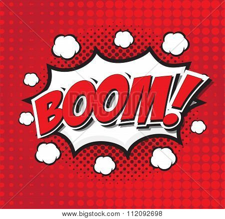 BOOM! wording sound effect