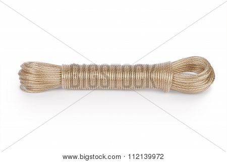 Metal Hawser In A Silicone Sheath (clipping Path)