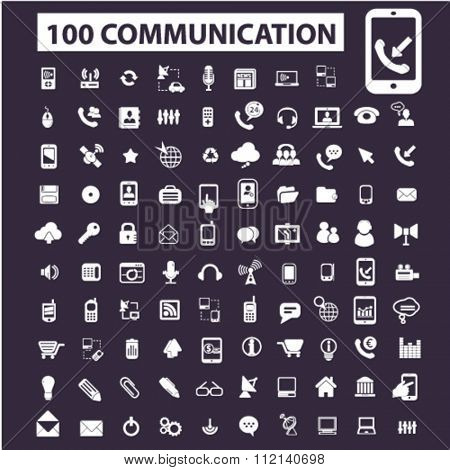 Communication icons,  connect,  talking,  business communication,  communication concept, communication, connection, technology, mobile  icons, signs vector concept set
