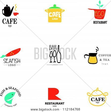 restaurant logo design tempaltes