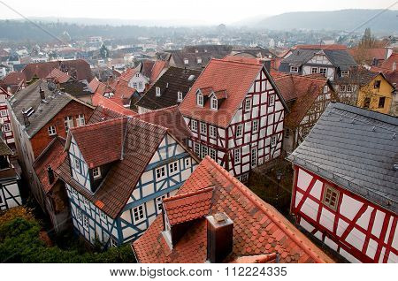 Historical Center Of Marburg, Germany