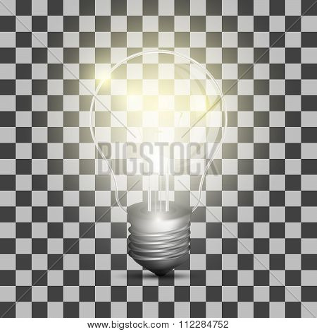Realistic lightbulb