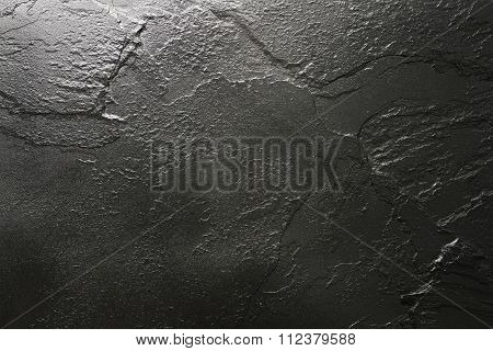 Black Stone Texture Background.