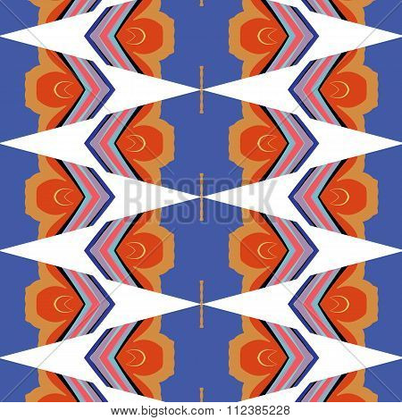 bright, attention-grabbing pattern in the sixties style