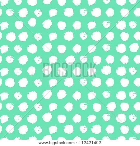 Seamless pattern with golden dot.