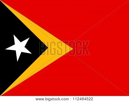 an images of illustration Flag of East Timor
