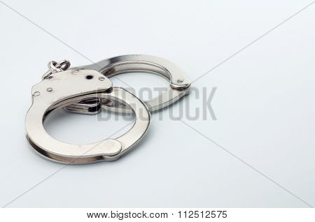 Shackle On Isolate White Background