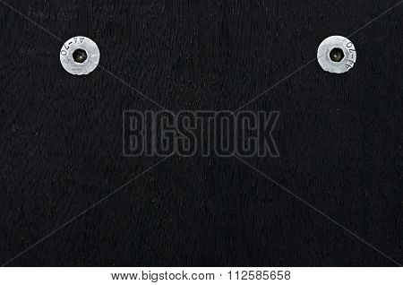 Dark Wood Texture With Screws