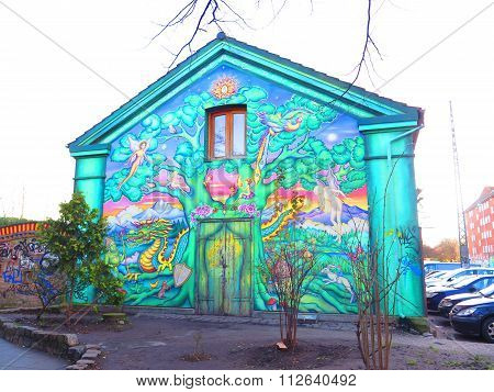 Colourful House Wall