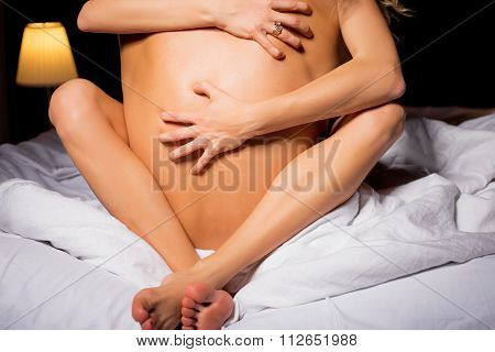 Woman hugging her partner