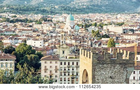 Great Synagogue And San Niccolo In Florence, Italy, Cultural Heritage