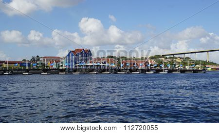 Queen Emma Pontoon Bridge in Curacao