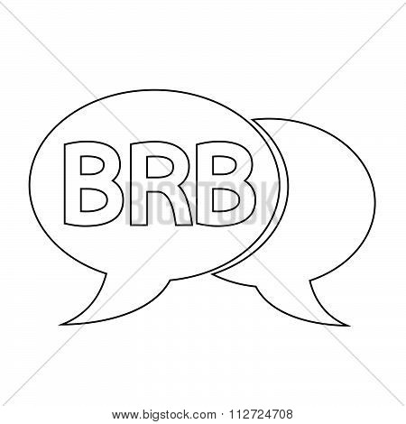 Internet Acronym Chat Bubble Illustration