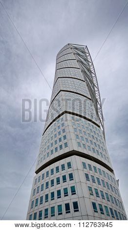 Malmo, Sweden - September 17: Turning Torso Buildong On September 17 , 2015 In Malmo, Sweden. Turnin