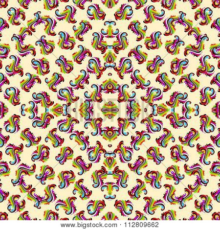 Colorful Abstract Objects Vector Background Wallpaper