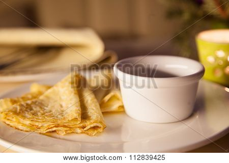 Crepes On A Plate