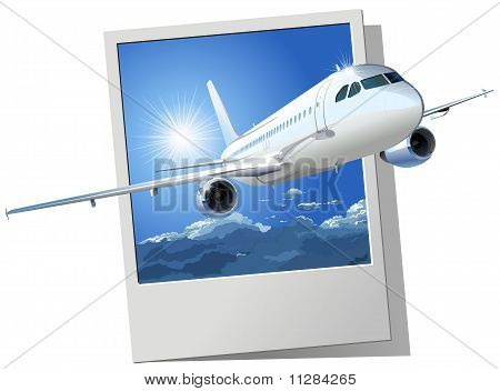 Vector passenger airliner
