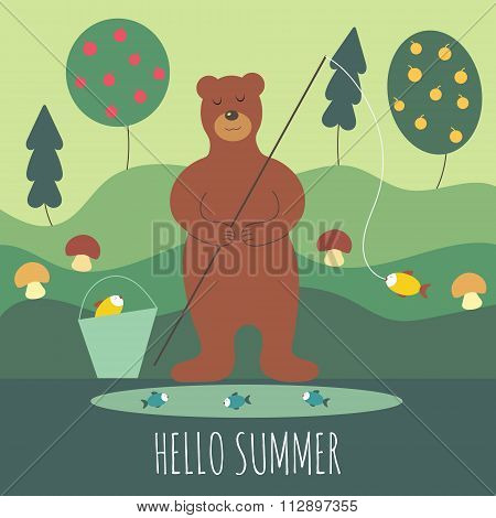 Hello summer bear