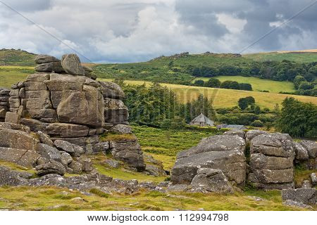 Landscape Of Land's End In Cornwall England