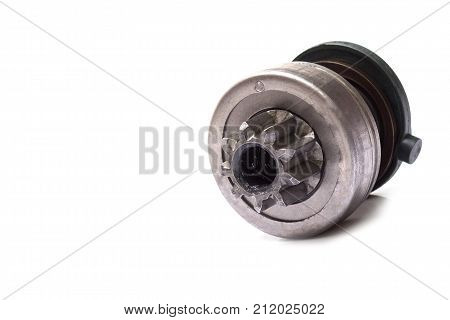 Bendix Starter Car On A White Background. Isolated.