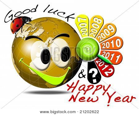 horloge de bonne année 2012