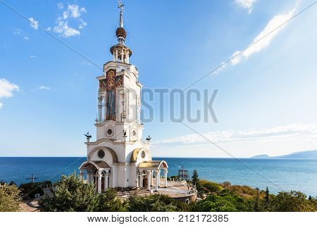 Exterior Of Church-lighthouse Of St. Nicholas