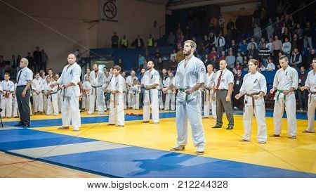 Kyokushin Karate Tournament Fight. Kyokushin Belgrade Trophy 2017