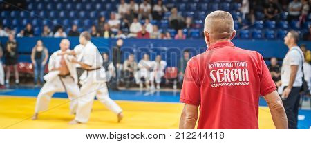 Kyokushin Karate Tournament Fight. Kyokushin Belgrade Trophy 2017