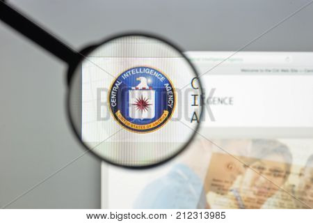Milan, Italy - August 10, 2017: Cia Website Homepage. It Is A Civilian Foreign Intelligence Service